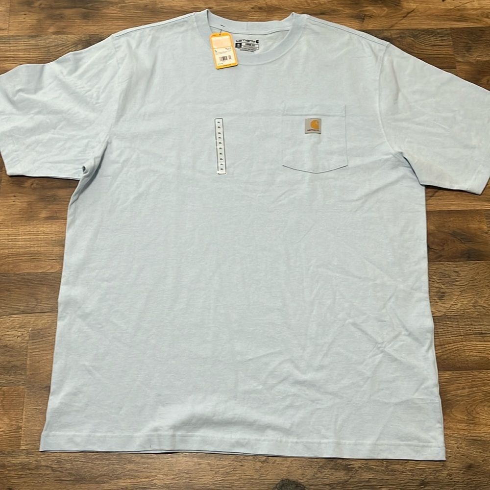 NWT Carhartt loose fit heavyweight short sleeve pocket graphic t shirt. Size XLT